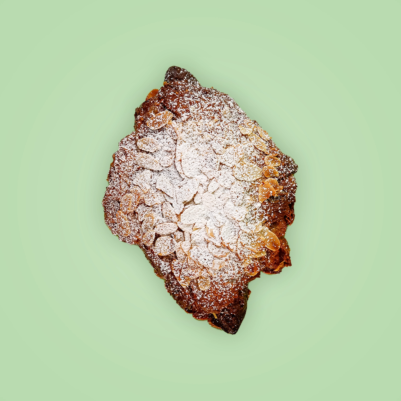 CRUASÁN CON CRUJIENTE DE ALMENDRAS
