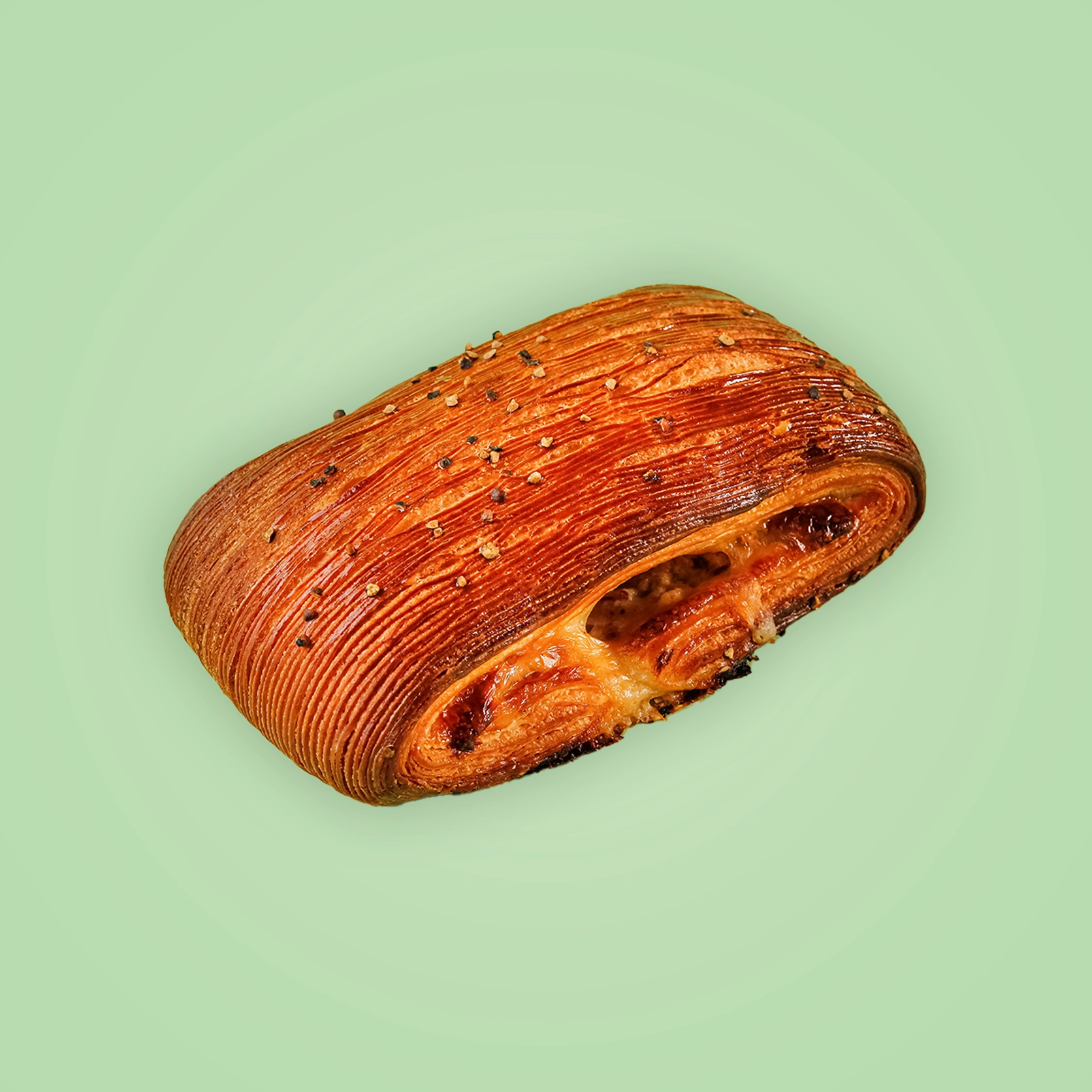 HOJALDRE DE JAMÓN Y QUESO