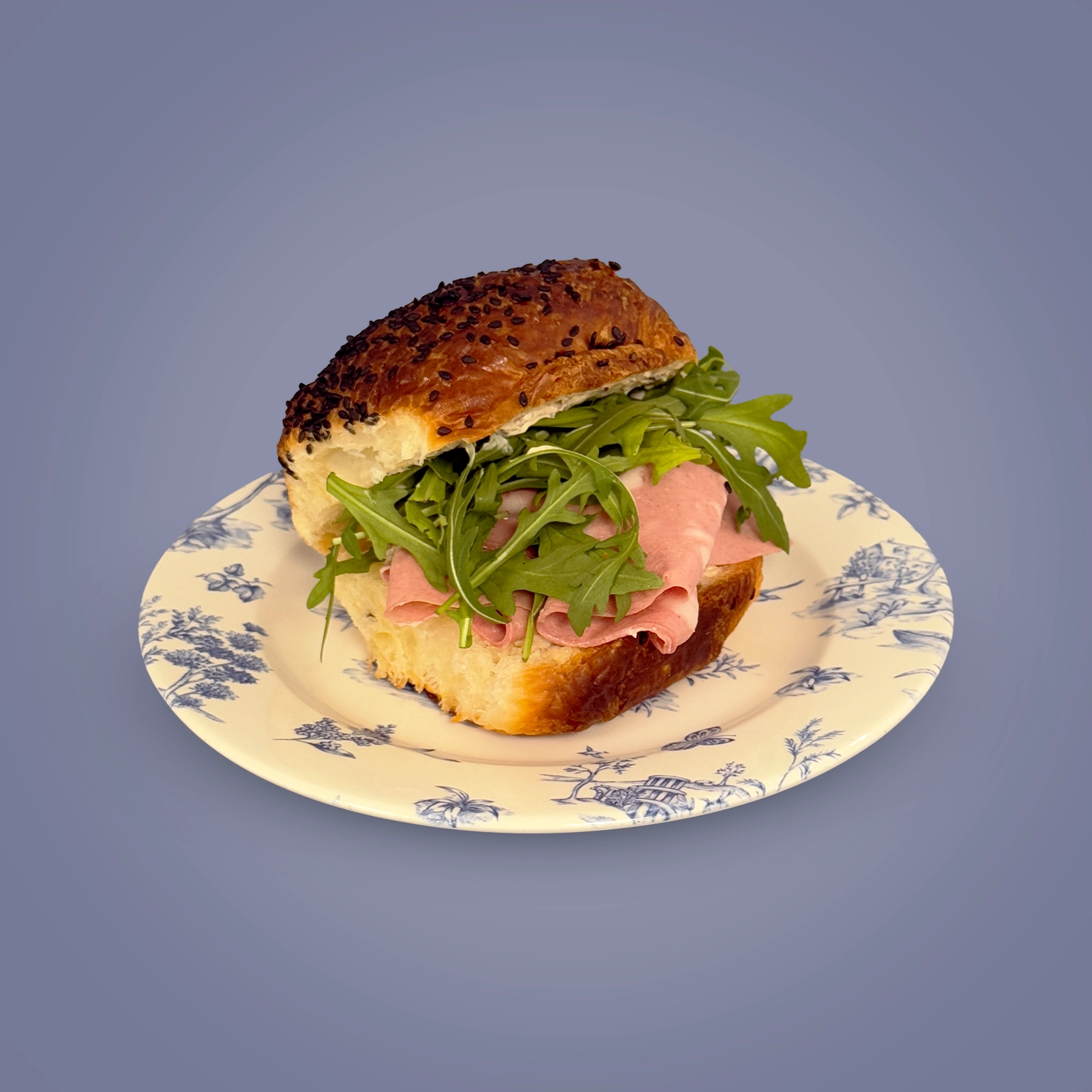 Sandvich con mortadella