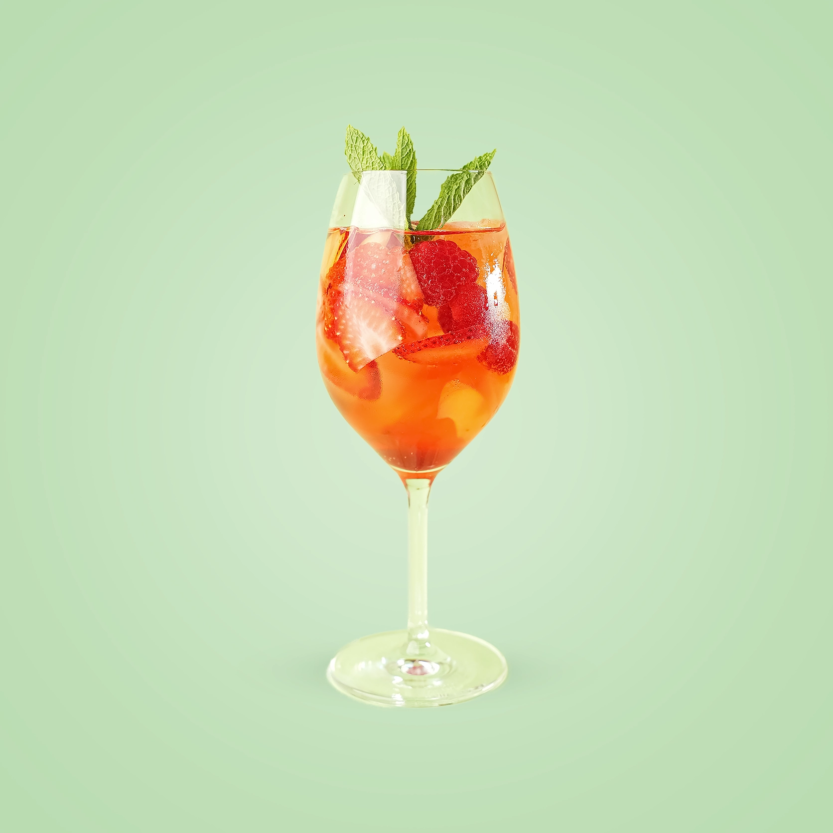 Vino rosado con Bayas